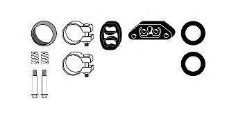 HJS 82 32 3045 Mounting Kit, exhaust system